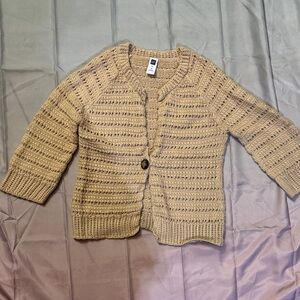 GAP Beige Knit Cardigan